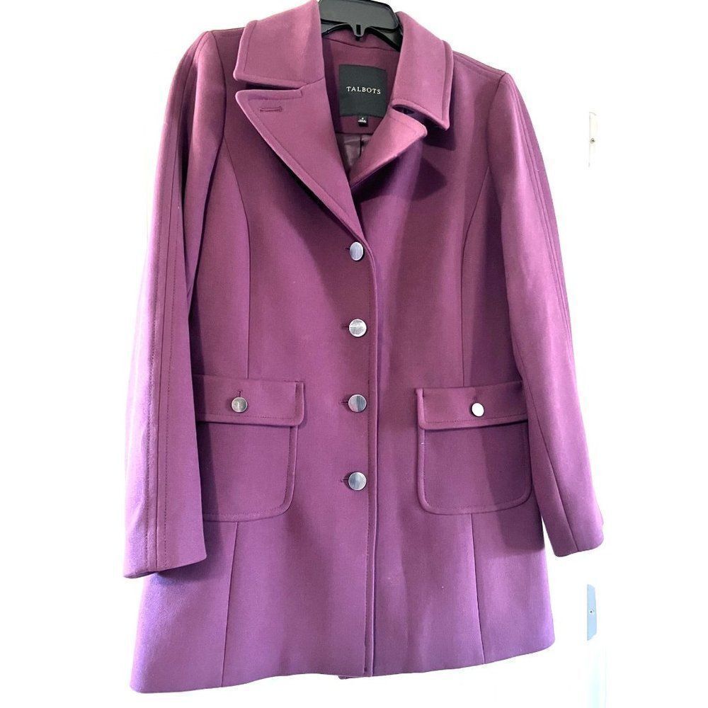 Talbots Women's Size 6 Purple Jacket (Orig. $219)